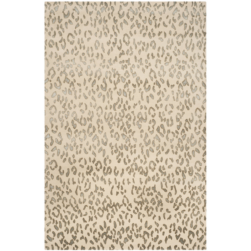Safavieh Exmouth Hand Knotted Wool Silk Cream Sky Blue Area Rug Wayfair