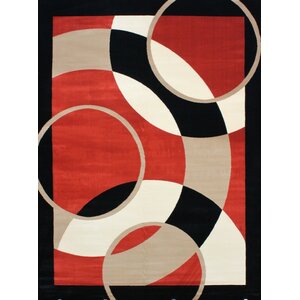 Modern Orange Area Rug