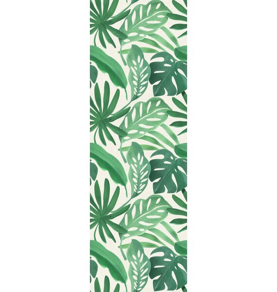 Bay Isle Home Santaana Removable Tropical Leaves 8 33 L X 25 W Peel And Stick Wallpaper Roll Wayfair