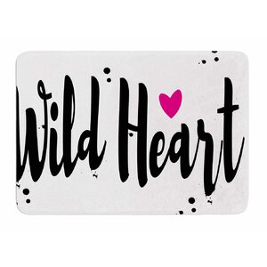 Wild Heart2 by Suzanne Carter Bath Mat