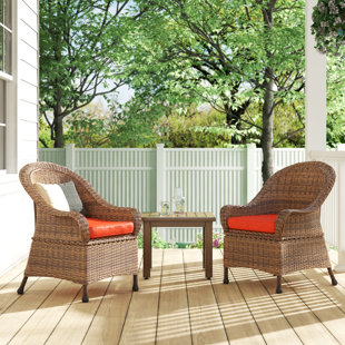 3 Piece Outdoor Bistro Set Birch Lane
