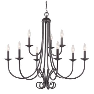 Holloway 9-Light Candle-Style Chandelier