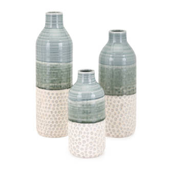 Bloomsbury Market 2 Piece Gloriette Copper Glass Table Vase Set Wayfair