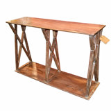 Worsley Robust Wooden Console Table by Millwood Pines