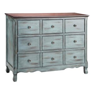 Painted Treasures 3 Drawer Moonstone Chest