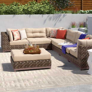 Sunbrella Sectional Indoor Wayfair Larosa 7 Piece Sunbrella Sectional Set With Cushions