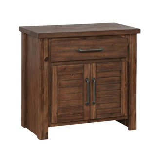 Worsley 1 Drawer Nightstand by Loon Peak