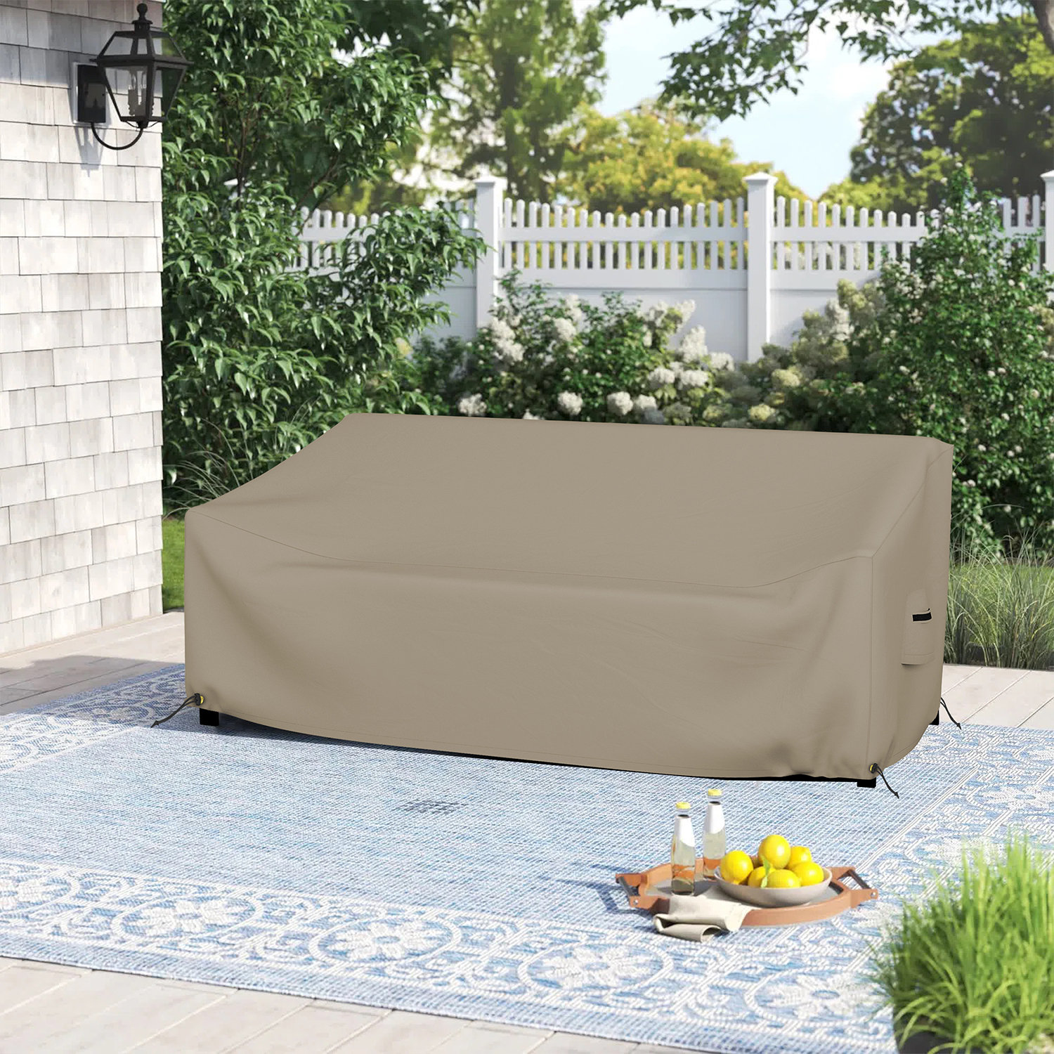 Latitude Run® Outdoor Water Resistant Patio Bench Cover | Wayfair