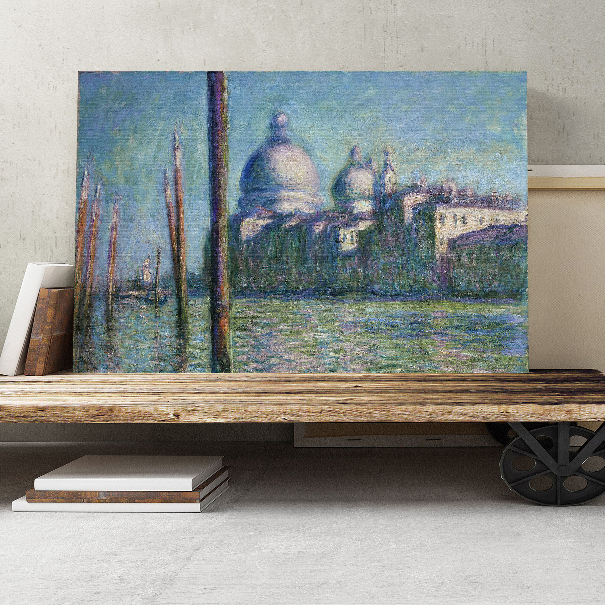 Big Box Art Le Grand Canal Venice By Claude Monet Painting Print On Canvas Wayfair Co Uk