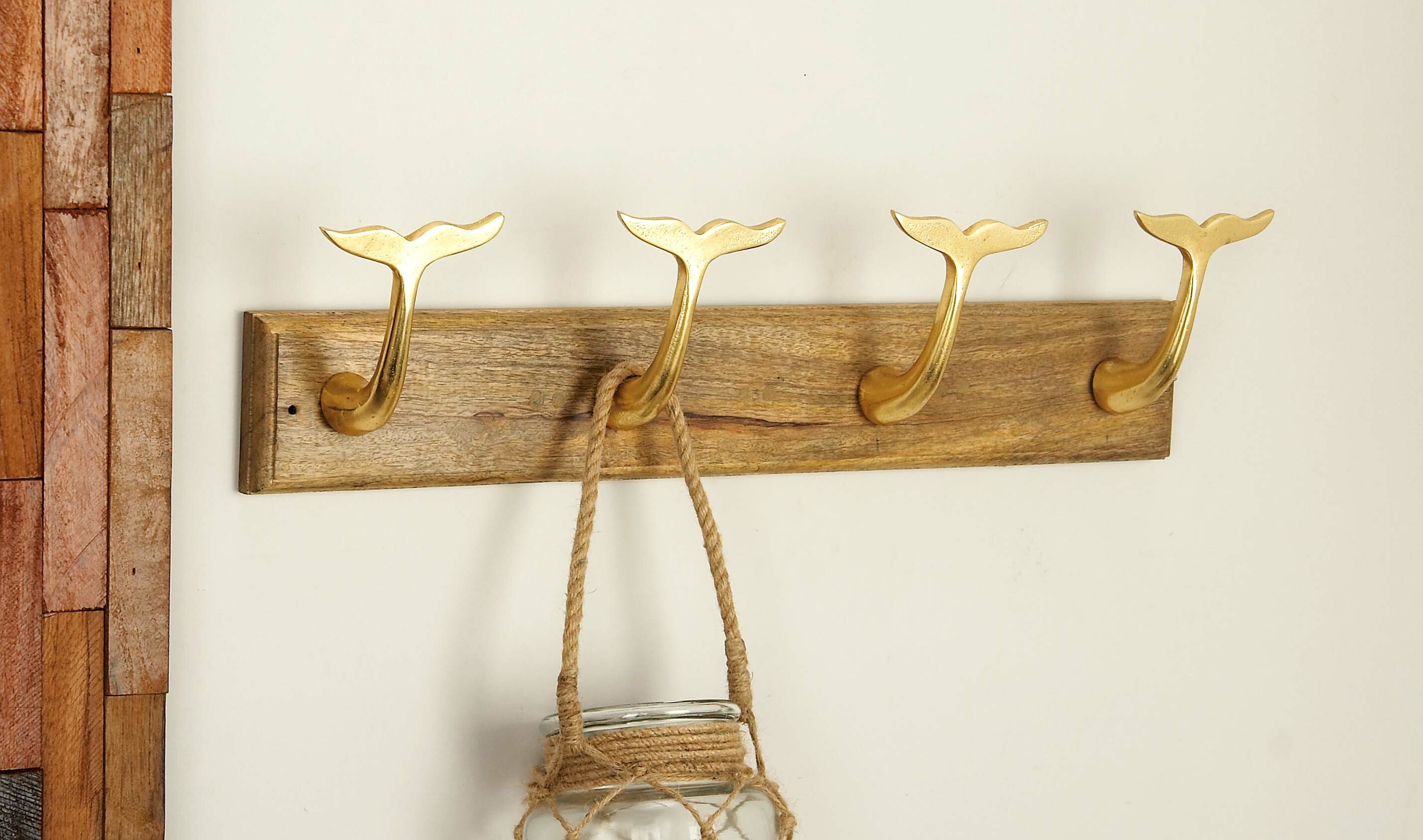 gold coat rack