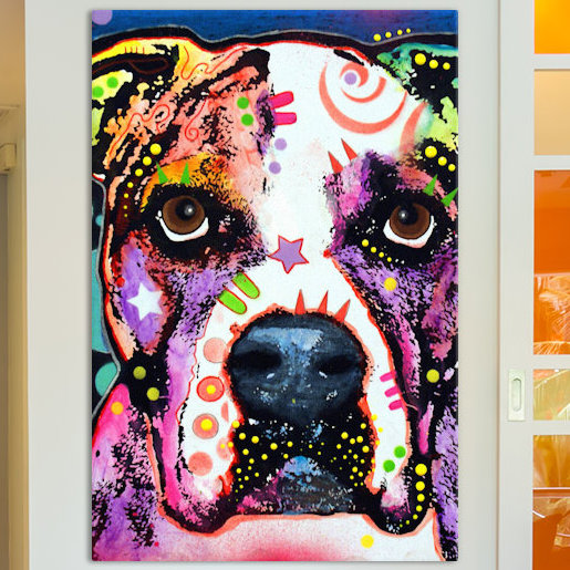 East Urban Home American Bulldog I By Dean Russo Graphic Art On