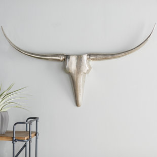 Steer Head Wall Decor Wayfair Silver Steer Wall Décor