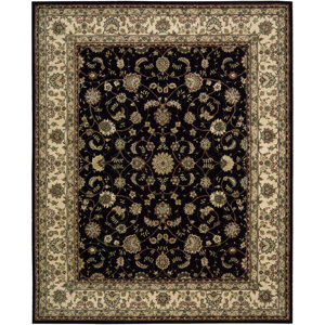 Ellerswick Hand Woven Wool Beige/Black Indoor Area Rug