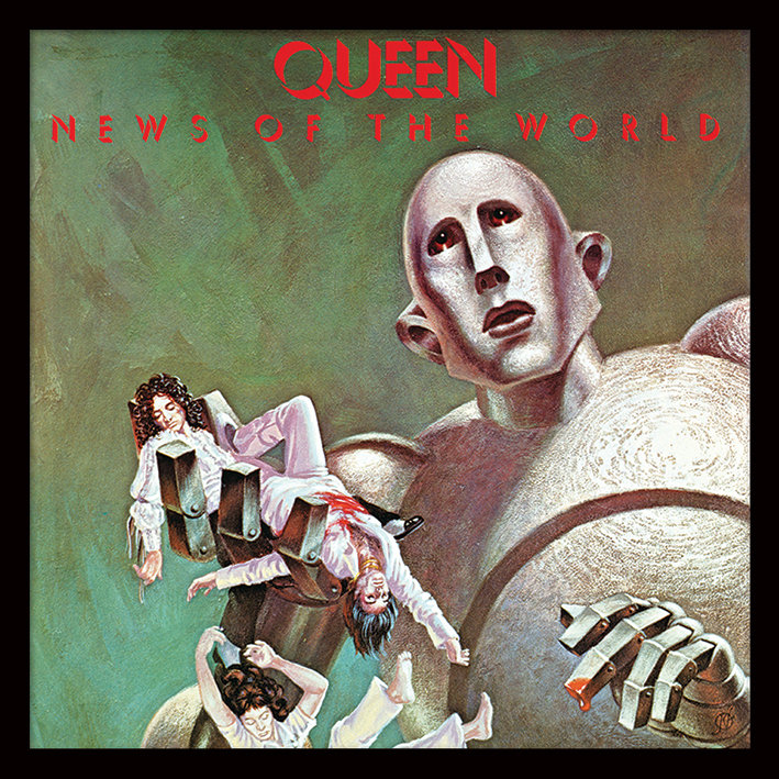 East Urban Home Queen News Of The World Album Cover Framed Wall Art Wayfair Co Uk