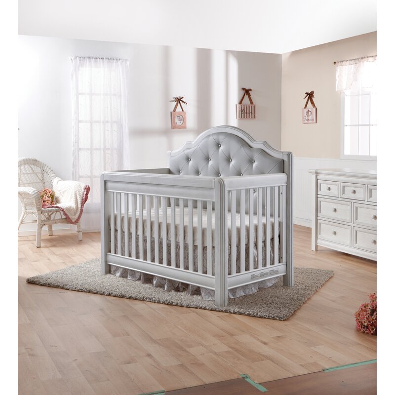 vintage white crib