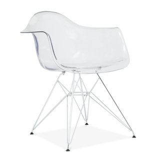 Quast Modern Acrylic Dining Chair by Orren Ellis Savings