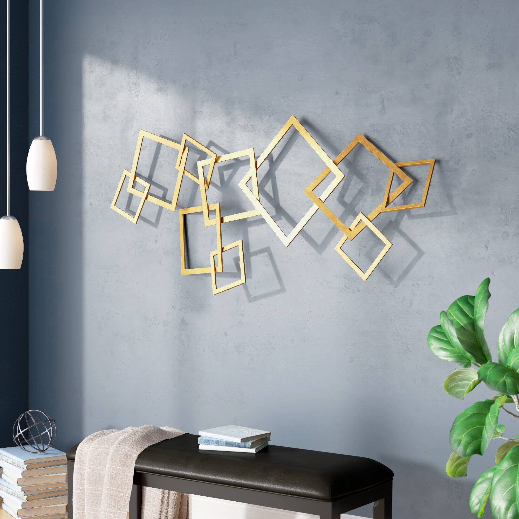 gold wall decor stickers