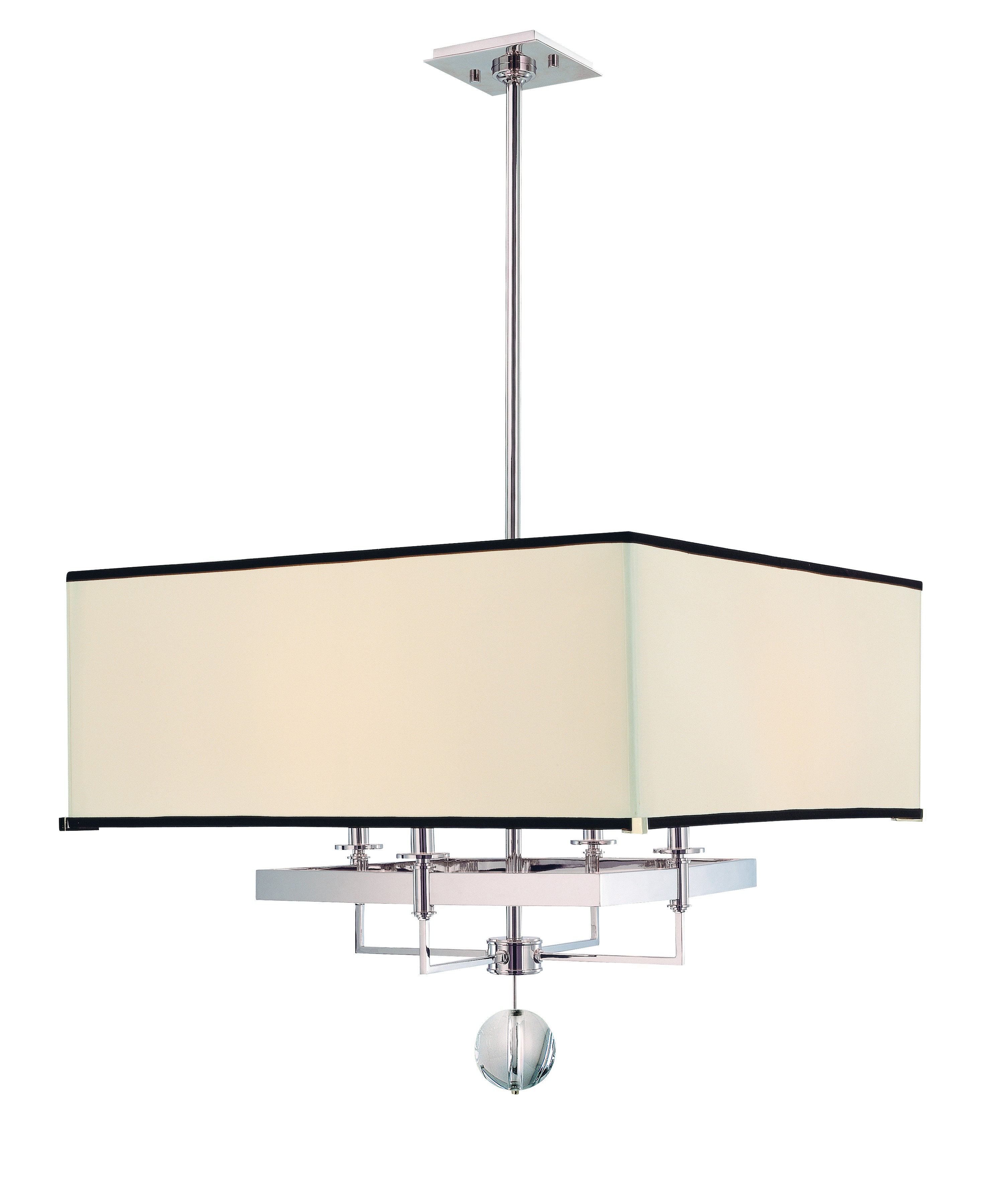 Hudson Valley Lighting Gresham Park 4 Light Unique Statement Rectangle Square Chandelier Perigold