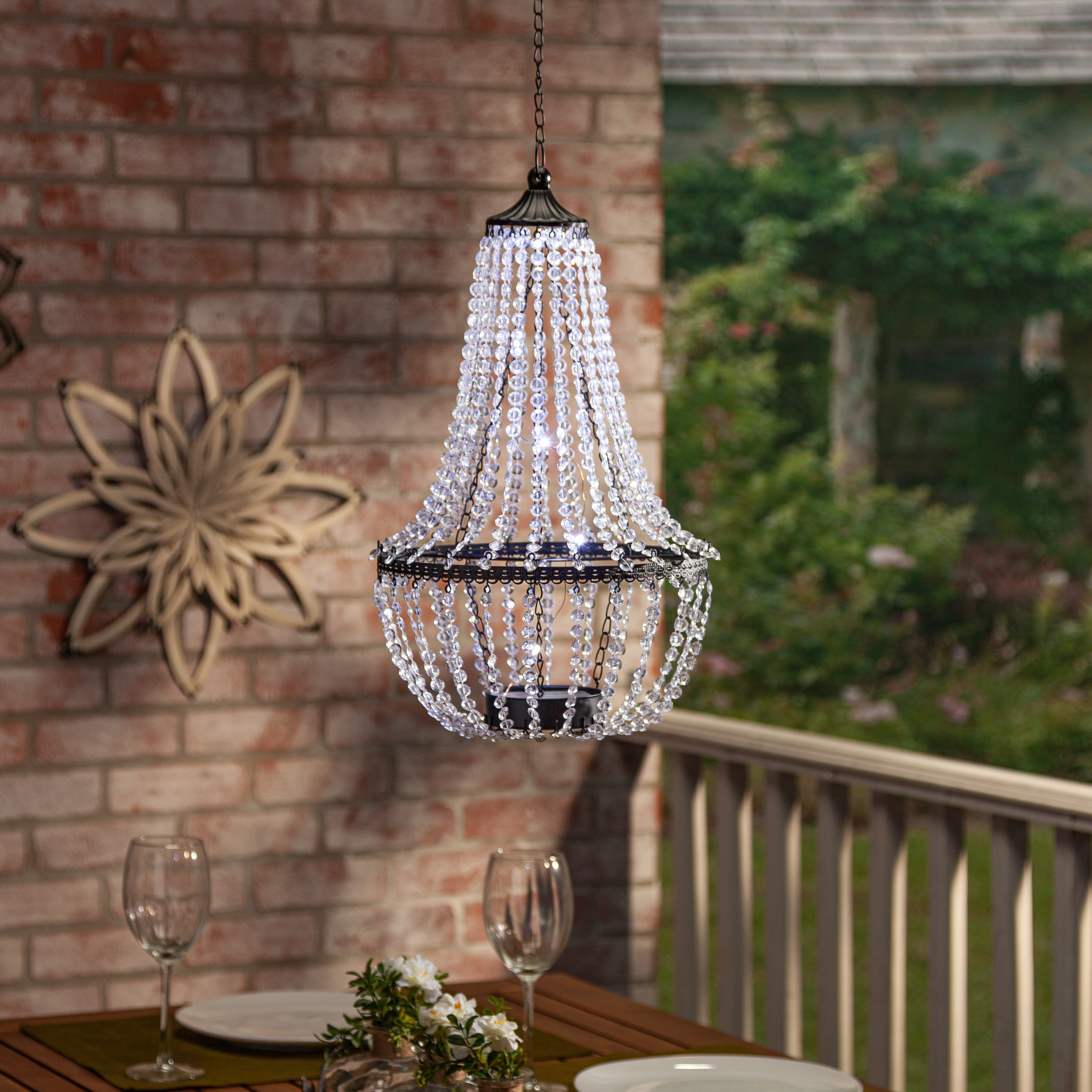 Integrated LED Outdoor Chandelier 