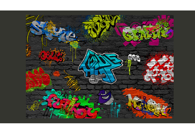 East Urban Home Fototapete Graffiti Wall 280 Cm X 400 Cm Wayfair De
