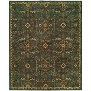 Chana Hand-Woven Blue/Brown Area Rug