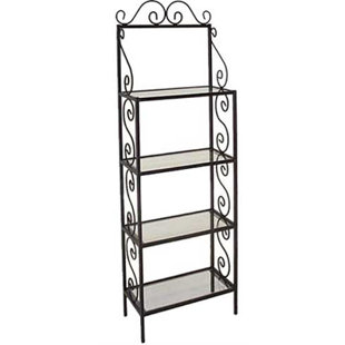 Go to store & view more images Grace Collection Wrought Iron Baker's Rack