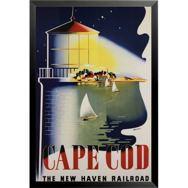 Cape Cod New Haven  Massachusetts United States Travel Advertisement Art Poster 