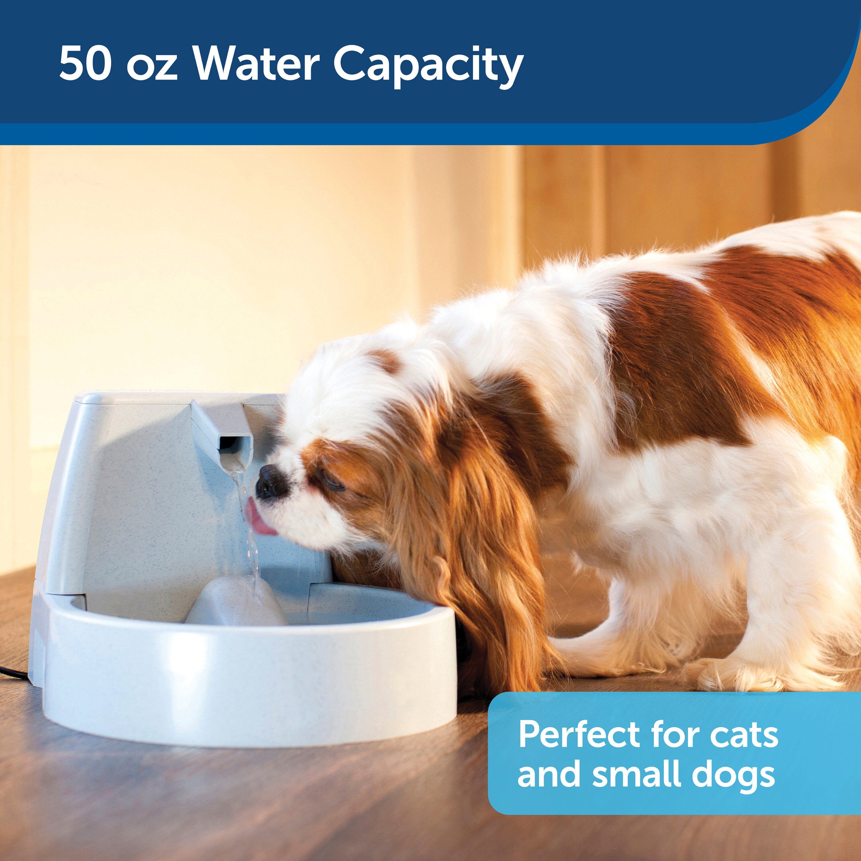 Tenrry Cat Ceramic Water Fountain Automatic Pet Drinking Fountain Quiet Electric Water Dispenser 