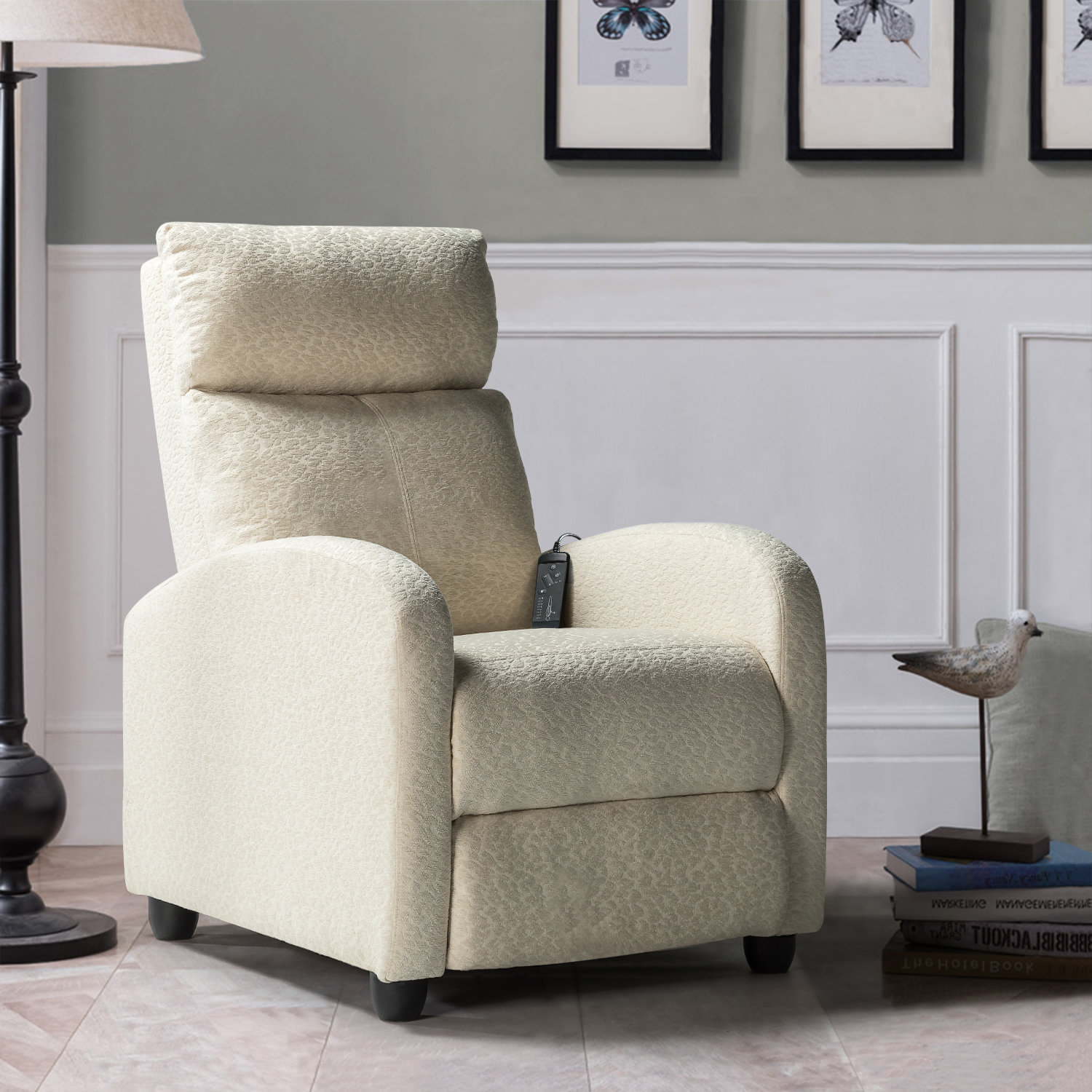 Latitude Run Divora Manual Recliner With Massage Wayfair