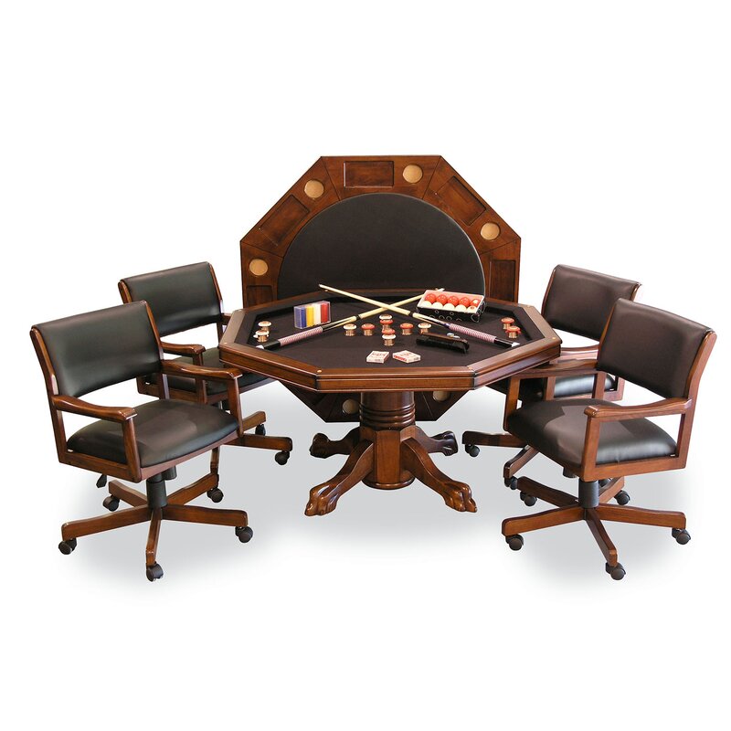 card table chairs with casters
