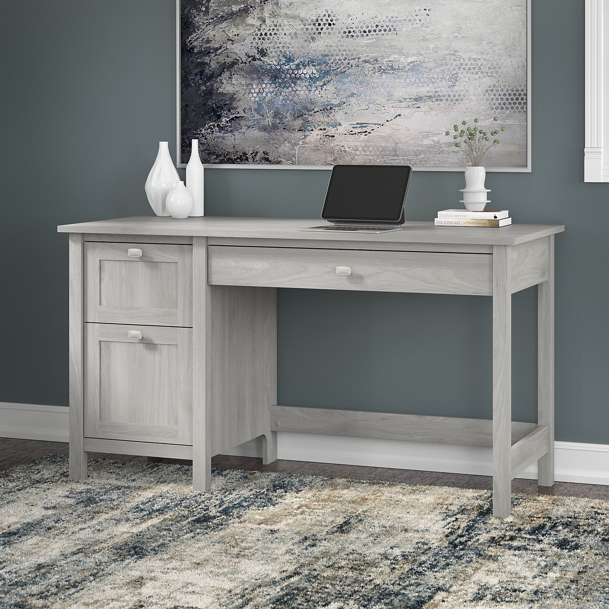 gray desk wayfair