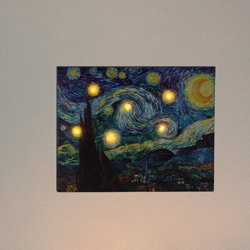 Vault W Artwork Starry Night By Vincent Van Gogh Oil Painting