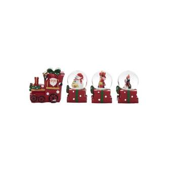 snow globe train set