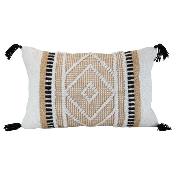 Dakota Fields Tassels Indoor/Outdoor Throw Pillow & Reviews | Wayfair