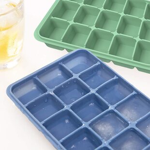 Popular 15 Grid Ice Cube Mold Grenade Square Shape Silicone Ice Tray Maker 