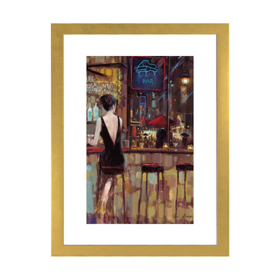 Piano Bar by Ruane Manning - Painting Print