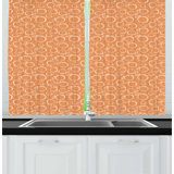 Peach Colored Valances Kitchen Curtains You Ll Love In 2020 Wayfair