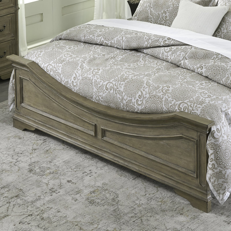 Colchester Panel Footboard Color: Brown, Size: King incomplete,platform 