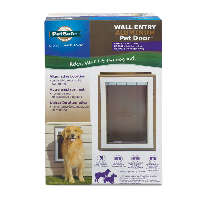 Petsafe Wall Entry Pet Door Reviews Wayfair Ca