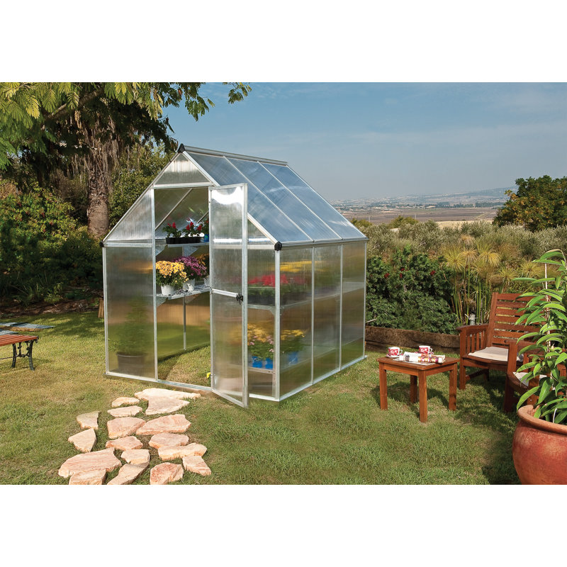 Palram Mythos 6 Ft W X 6 Ft D Greenhouse Reviews Wayfair