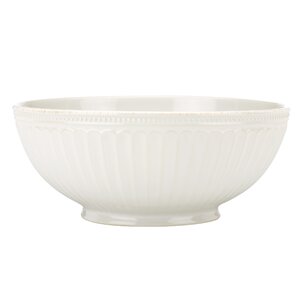 French Perle Groove Serving Bowl