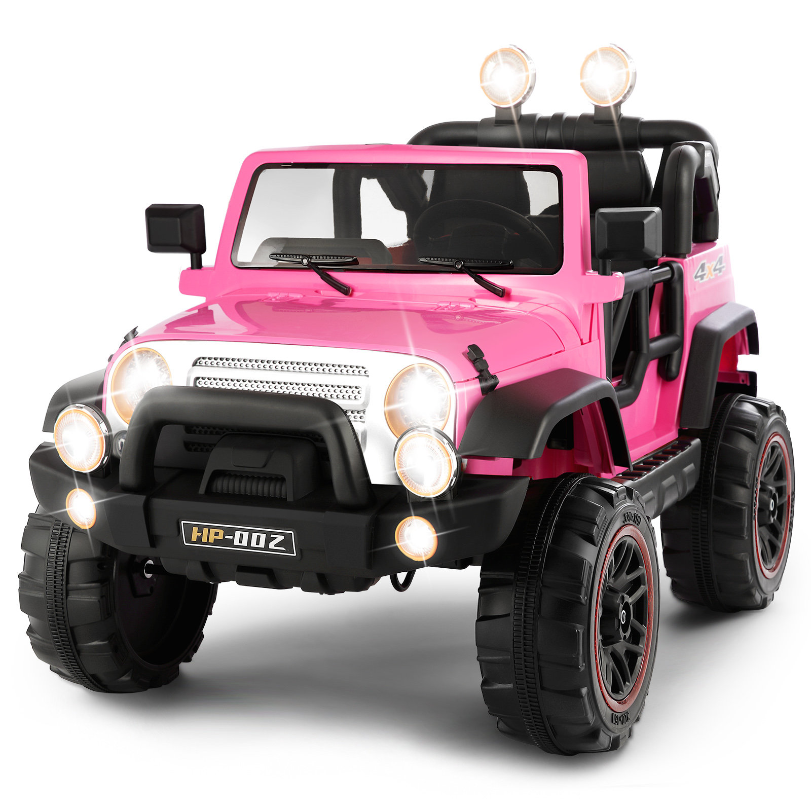 pink motorized jeep