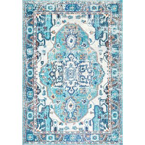 Ahmed Blue Area Rug