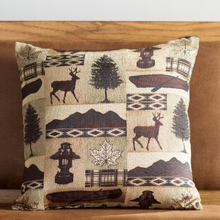 18'' Elife Polyester Merry Christmas Cushion Cover artificial Deer Pillow Case 