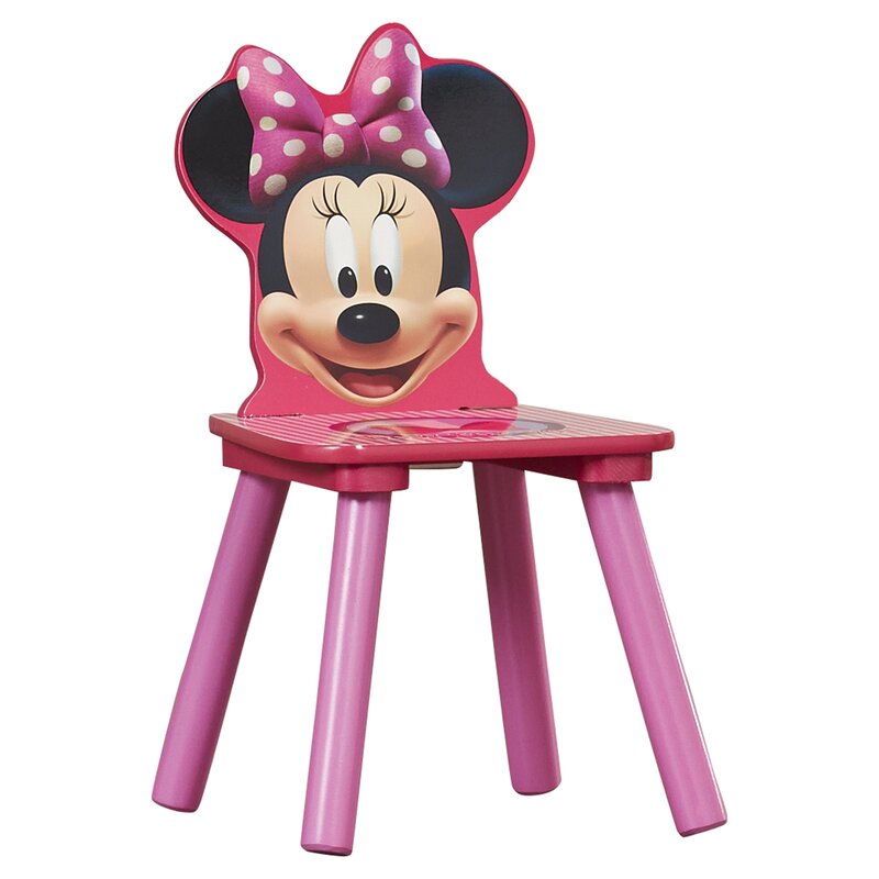 wooden minnie mouse table and chairs