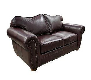 Go to store & view more images Omnia Leather Monte Carlo Leather Loveseat