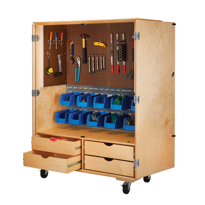 Bird In Hand Robotics Mobile Tool Portable Classroom Cabinet With
