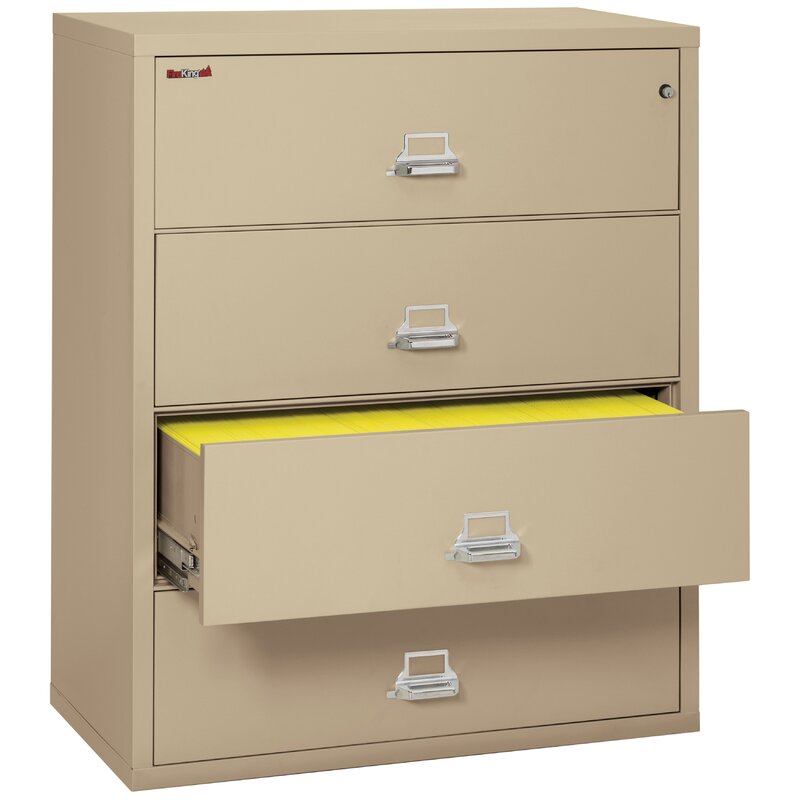 Fireking Fireproof 4 Drawer Vertical File Cabinet Reviews Wayfair