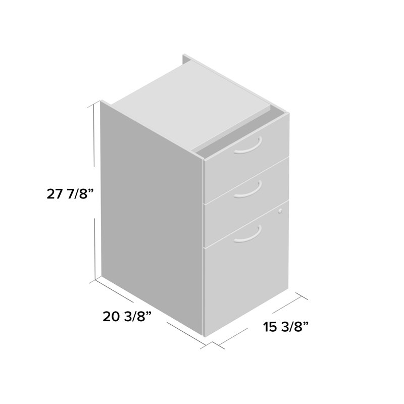 Hon Foundation 3 Drawer Vertical Filing Cabinet Wayfair