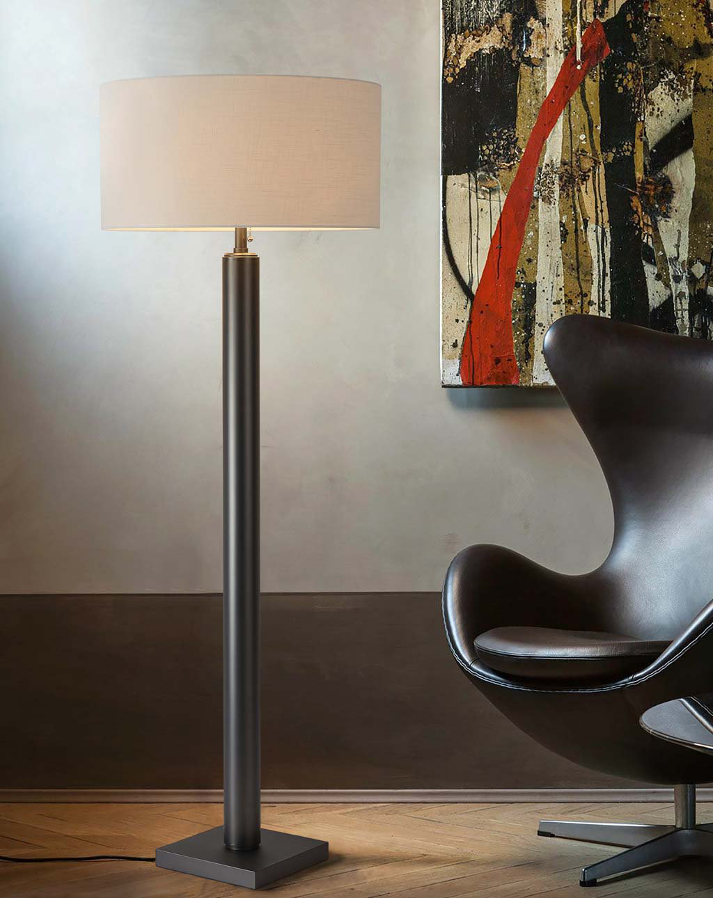 brentwood outdoor living brentwood ca on Nova Of California Brentwood Metal Column Floor Lamp Gunmetal Wayfair